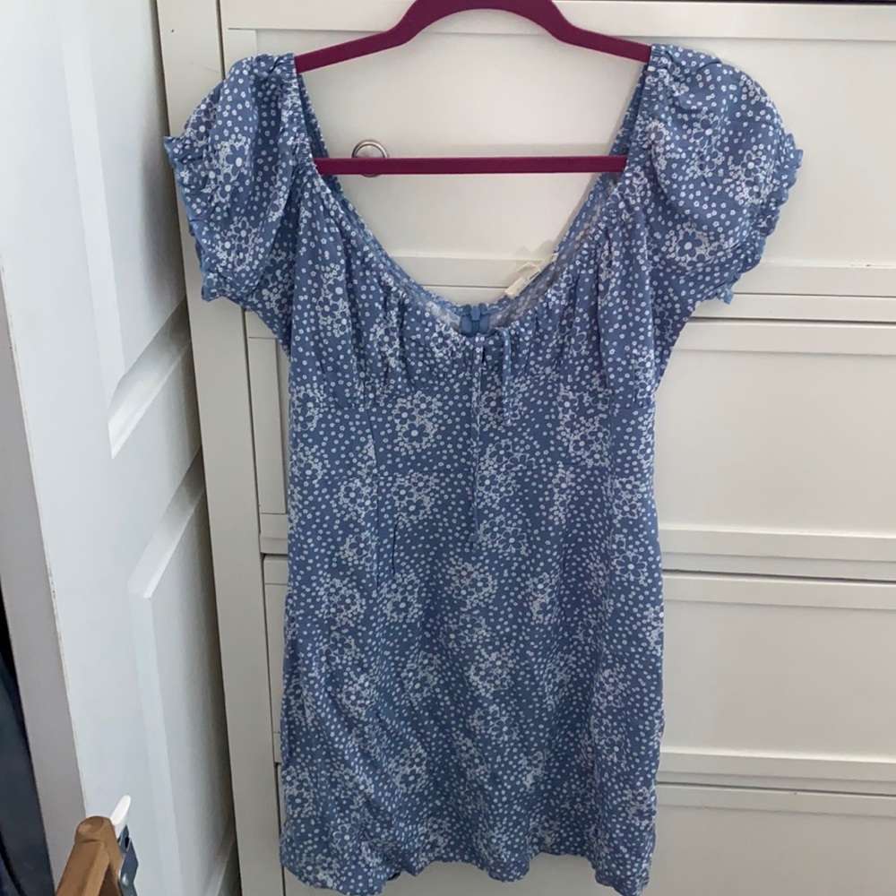 Pacsun LA Hearts Blue Floral Dress